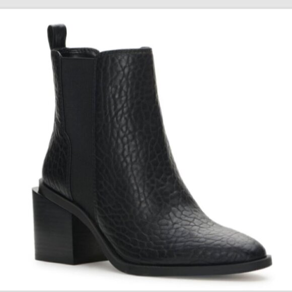 Vince Camuto Kreshna  Textured Leather Chesea Bootie  size 10 Women NEW - Picture 1 of 7